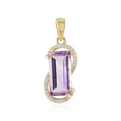 Ciondolo in argento con Ametista Rose de France