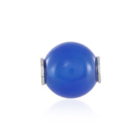 Ciondolo in argento con Agata Blu