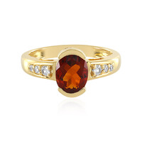 Anello in argento con Citrino Madeira