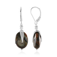 Orecchini in argento con Mica Dorata