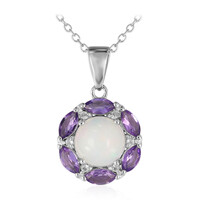 Collana in argento con Opale di Welo