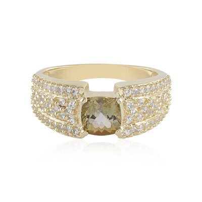Anello in oro con Tanzanite Gialla (non riscaldata) (Adela Gold)