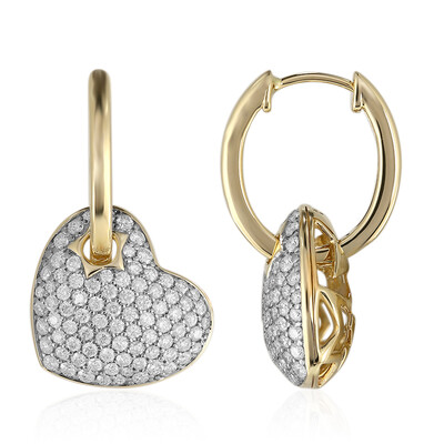 Orecchini in oro con Diamante SI1 (G) (Annette)