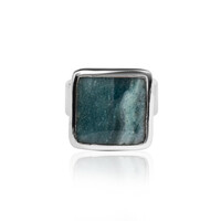 Anello in argento con Diaspro Ocelot