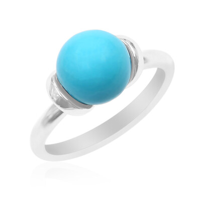 Anello in argento con Turchese Sleeping Beauty (Anne Bever)