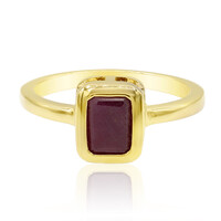 Anello in argento con Rubino