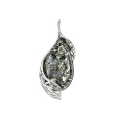 Ciondolo in argento con Ambra Baltica
