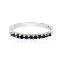 Anello in argento con Zaffiro Blu