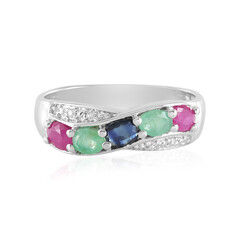 Anello in argento con Smeraldo Socoto