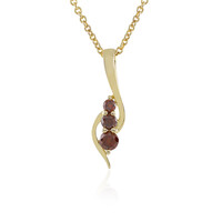 Collana in oro con Diamante Rosso I3