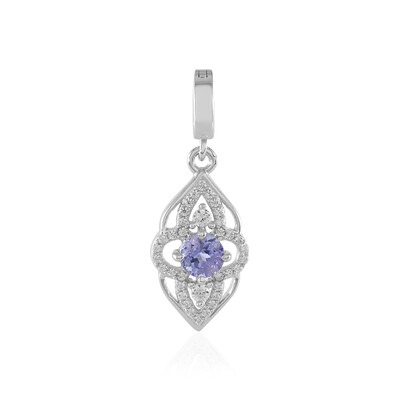 Ciondolo in argento con Tanzanite (non riscaldata)