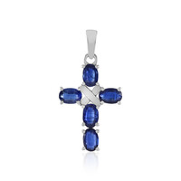 Ciondolo in argento con Cianite del Nepal
