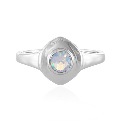 Anello in argento con Opale di Welo (MONOSONO COLLECTION)