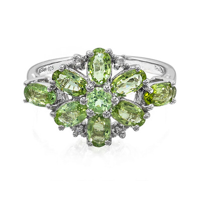 Anello in argento con Tormalina Paraíba