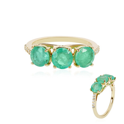 Anello in oro con Smeraldo Russo (AMAYANI)