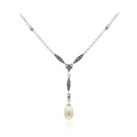 Collana in argento con Perla di Acqua Dolce