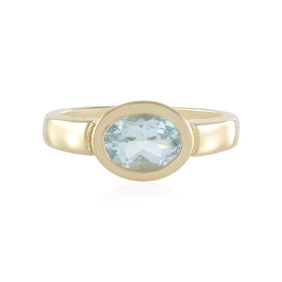 Anello in argento con Topazio Blu Cielo
