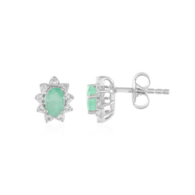 Orecchini in argento con Smeraldo Socoto