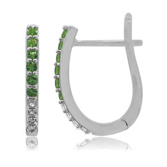 Orecchini in argento con Tsavorite