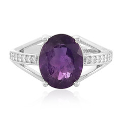 Anello in argento con Ametista
