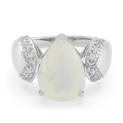 Anello in argento con Quarzo Blue Moon