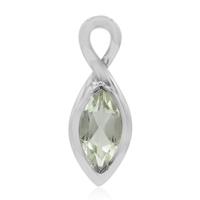 Ciondolo in argento con Ametista Verde