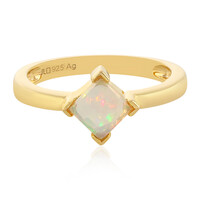 Anello in argento con Opale di Welo