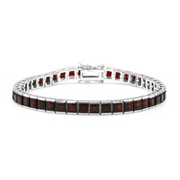 Bracciale in argento con Granato