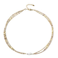 Collana in argento con Zircone Canarino (Riya)