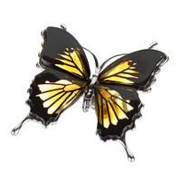Anello in argento con Ambra Baltica