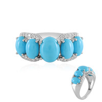 Anello in argento con Turchese Sleeping Beauty (Faszination Türkis)