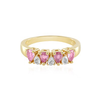 Anello in argento con Zaffiro Rosa del Madagascar