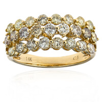 Anello in oro con Diamante Fancy SI2 (CIRARI)