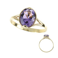 Anello in oro con Ametista