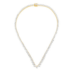 Collana in oro con Danburite