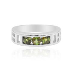 Anello in argento con Tormalina Verde (VIENNA 1903)