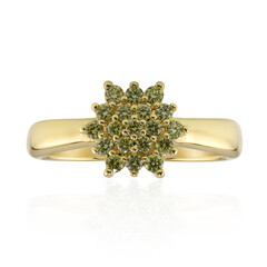 Anello in oro con Diamante Giallo VS1