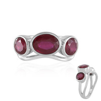 Anello in argento con Rubino del Madagascar (de Melo)