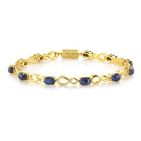 Bracciale in argento con Zaffiro Stellato Blu