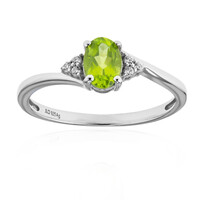 Anello in argento con Peridoto Arizona