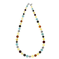 Collana in argento con Ambra Baltica