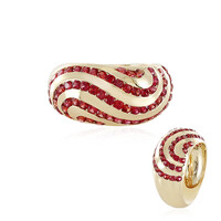 Anello in oro con Rubino Tanzania (de Melo)