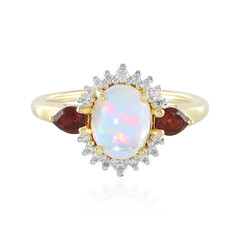 Anello in argento con Opale di Welo