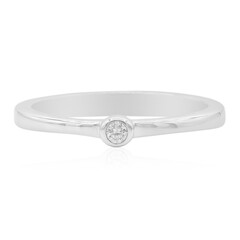 Anello in argento con Diamante I1 (G)