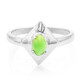 Anello in argento con Crisoprasio Imperiale
