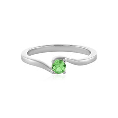 Anello in argento con Tsavorite