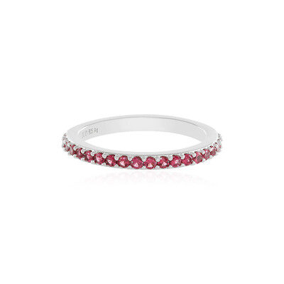 Anello in argento con Spinello Rosso