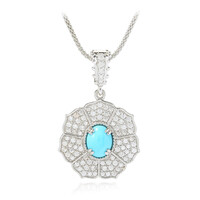 Collana in argento con Turchese Sleeping Beauty (Dallas Prince Designs)