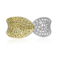 Anello in oro con Diamante Giallo SI2 (CIRARI)