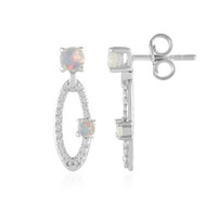 Orecchini in argento con Opale di Welo
